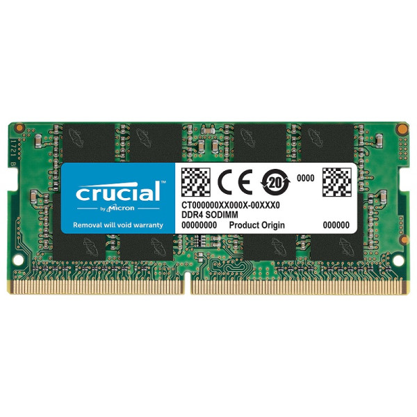 Crucial SO-DIMM DDR4 32Go 3200MHz CL22 Mémoire vive PC portable Crucial, Ultra Pc Gamer Maroc