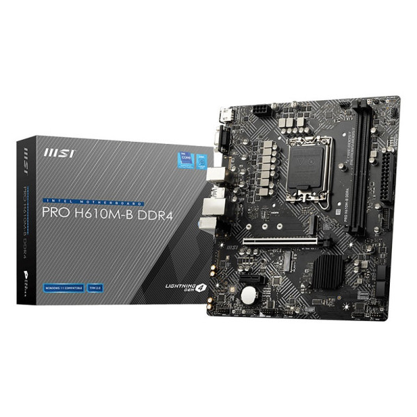 MSI PRO H610M-B DDR4 Socket 1700 MSI, Ultra Pc Gamer Maroc