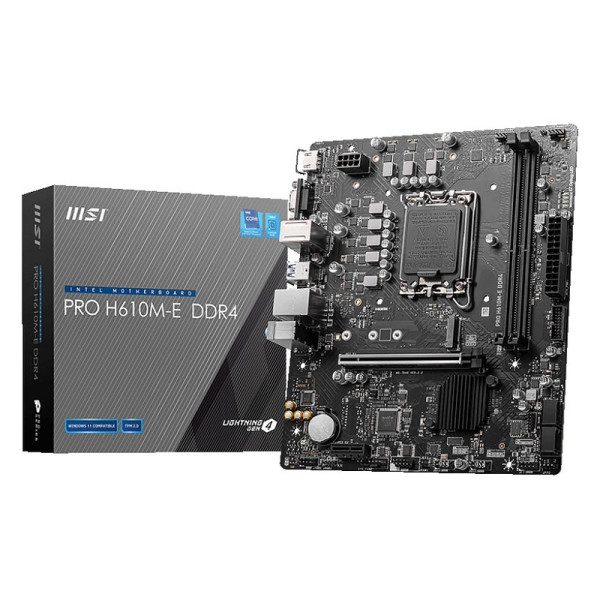 MSI PRO H610M-E DDR4 Socket 1700 MSI, Ultra Pc Gamer Maroc