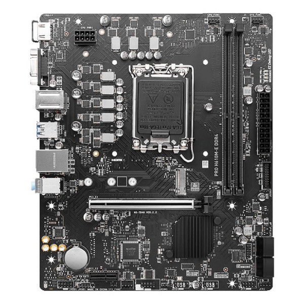 MSI PRO H610M-E DDR4 Socket 1700 MSI, Ultra Pc Gamer Maroc