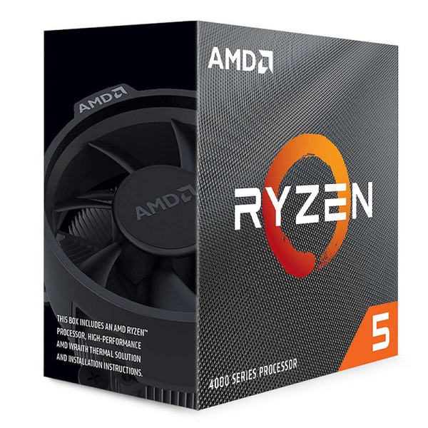 AMD Ryzen 5 4600G Wraith Stealth (3.7 GHz / 4.2 GHz) BOX Processeurs AMD, Ultra Pc Gamer Maroc