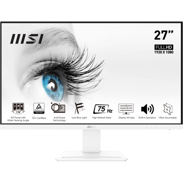 MSI PRO MP273W 27" IPS 75Hz Moniteurs MSI, Ultra Pc Gamer Maroc