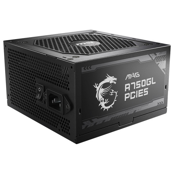 MSI MAG A750GL PCIE5 80PLUS Gold 750W Alimentations PC MSI, Ultra Pc Gamer Maroc