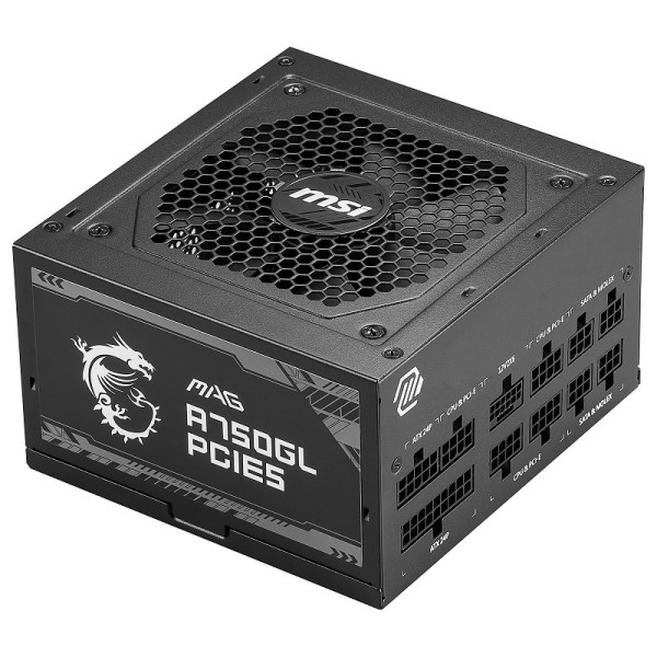 MSI MAG A750GL PCIE5 80PLUS Gold 750W Alimentations PC MSI, Ultra Pc Gamer Maroc