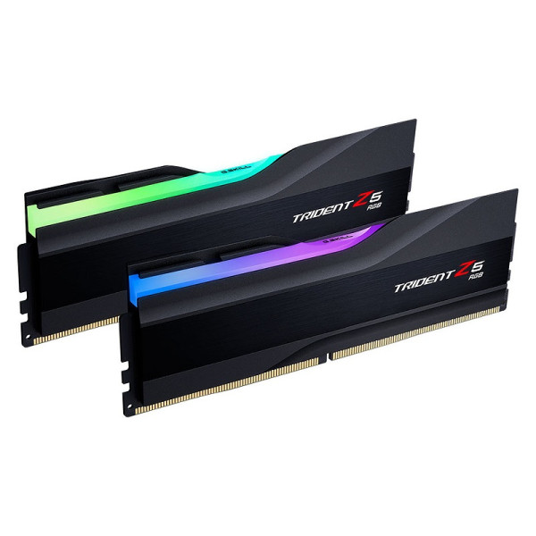 G.Skill Trident Z5 RGB 32Go (2 x 16Go) DDR5 6000 MHz CL36 - Noir Mémoire vive DDR5 G.Skill, Ultra Pc Gamer Maroc