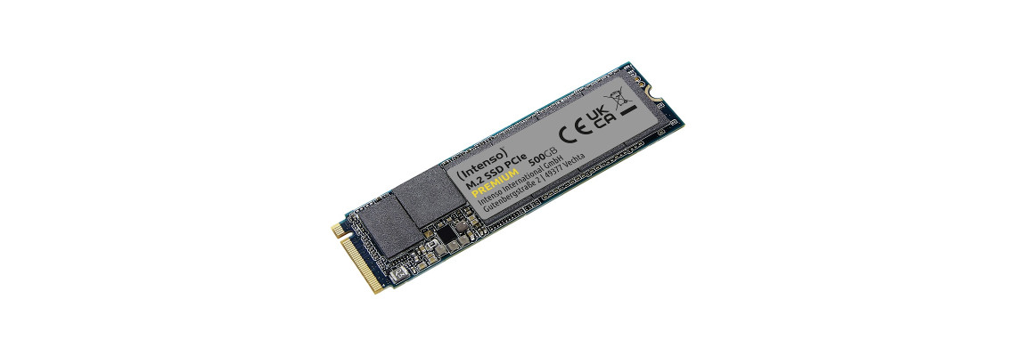 SSD Interne Intenso M.2 SATA III 1 To – Vitesse 550 Mo/s Lecture – Format 2280 – Pour Booster Votre PC