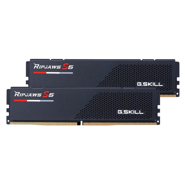 G.Skill RipJaws S5 Low Profile 32Go (2 x 16Go) DDR5 5200 MHz CL36 Noir Mémoire vive DDR5 G.Skill, Ultra Pc Gamer Maroc