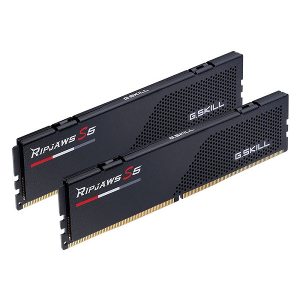 G.Skill RipJaws S5 Low Profile 32Go (2 x 16Go) DDR5 5200 MHz CL36 Noir Mémoire vive DDR5 G.Skill, Ultra Pc Gamer Maroc