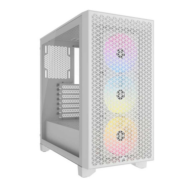 Corsair 3000D RGB Airflow (Blanc) Boitiers PC Corsair, Ultra Pc Gamer Maroc