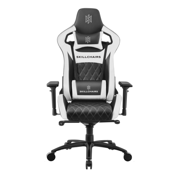 SKILLCHAIRS Throne Series Black/White Chaise gamer SKILLCHAIRS, Ultra Pc Gamer Maroc