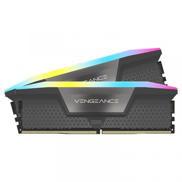 Corsair Vengeance RGB DDR5 32Go (2 x 16Go) 6000 MHz CL36 - Noir Mémoire vive DDR5 Corsair, Ultra Pc Gamer Maroc