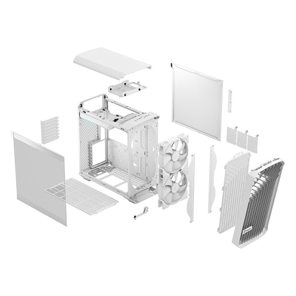 Fractal Design Torrent Compact RGB TG (Blanc) Boitiers PC Fractal Design, Ultra Pc Gamer Maroc