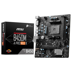 MSI B450M-A PRO MAX II Cartes mères MSI, Ultra Pc Gamer Maroc