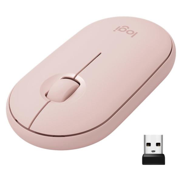 Logitech Pebble M350 (Rose) Souris Logitech, Ultra Pc Gamer Maroc