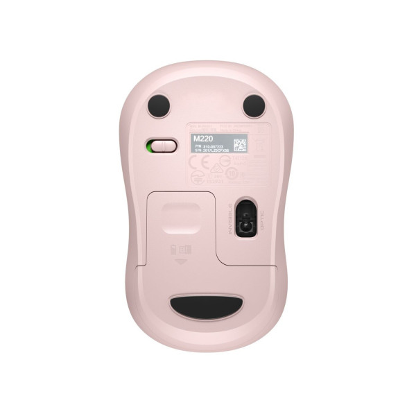 Logitech M220 Silent (Rose) Souris Logitech, Ultra Pc Gamer Maroc