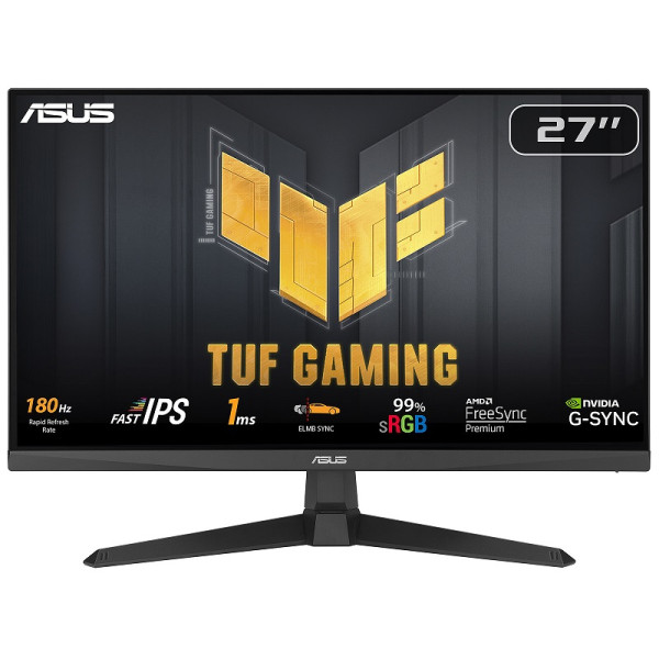 ASUS TUF Gaming VG279Q3A 27" IPS 180Hz Moniteurs ASUS, Ultra Pc Gamer Maroc