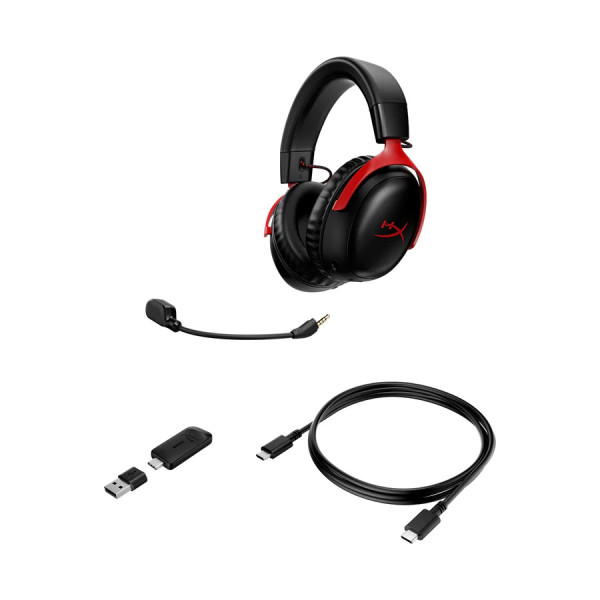 HyperX Cloud III Wireless Red Casques HyperX, Ultra Pc Gamer Maroc