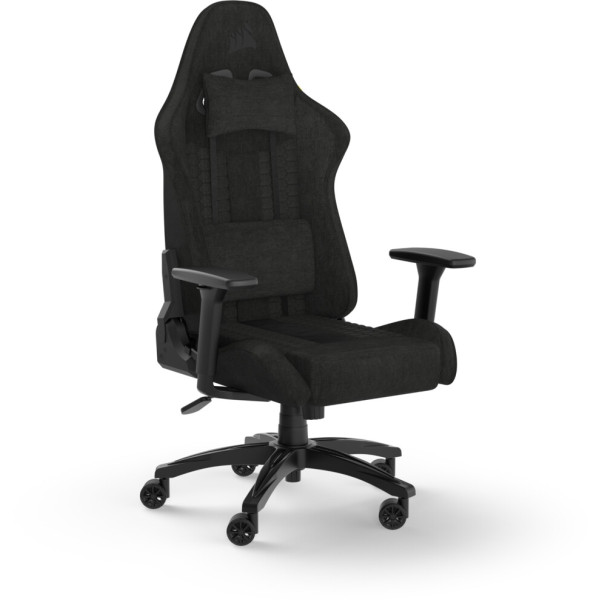 Corsair TC100 Relaxed Fabric (Noir) Chaise&Bureau Corsair, Ultra Pc Gamer Maroc