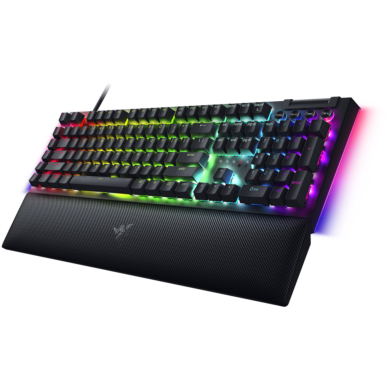 Razer BlackWidow V4 Green Switch Claviers Razer Maroc