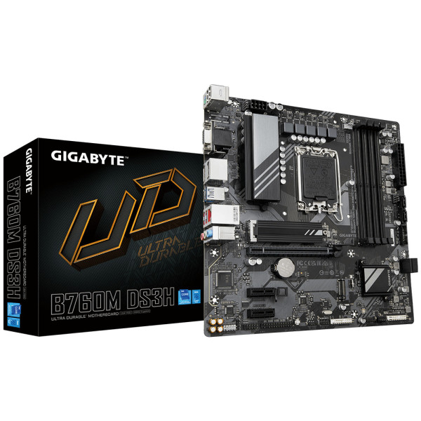 Gigabyte B760M DS3H DDR5 Cartes mères Gigabyte, Ultra Pc Gamer Maroc