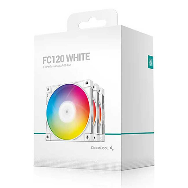 DeepCool FC120 (Triple Pack) White Refroidissement DeepCool, Ultra Pc Gamer Maroc