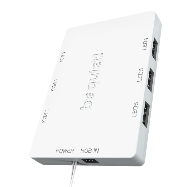 be quiet! Light Wings 140 mm PWM High Speed ARGB Triple Pack (blanc) Refroidissement be quiet!, Ultra Pc Gamer Maroc