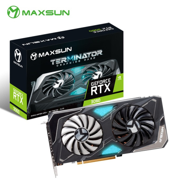 MAXSUN GeForce RTX 3060 Terminator 12GB GDDR6 Cartes graphiques MAXSUN, Ultra Pc Gamer Maroc