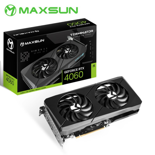 MAXSUN GeForce RTX 4060 Terminator B 8Go GDDR6 NVIDIA MAXSUN, Ultra Pc Gamer Maroc