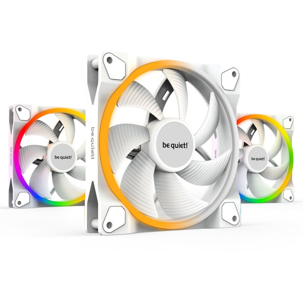 be quiet! Light Wings 120 mm PWM ARGB Triple Pack (blanc) Refroidissement be quiet!, Ultra Pc Gamer Maroc