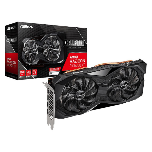 ASRock AMD Radeon RX 6700 XT Challenger D 12GB GDDR6 Cartes graphiques ASRock, Ultra Pc Gamer Maroc