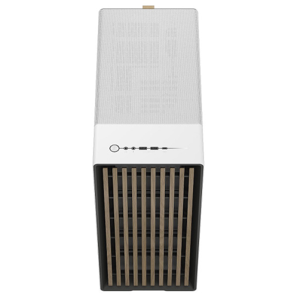 Fractal Design North Chalk TG Clear White Boitiers PC Fractal Design, Ultra Pc Gamer Maroc