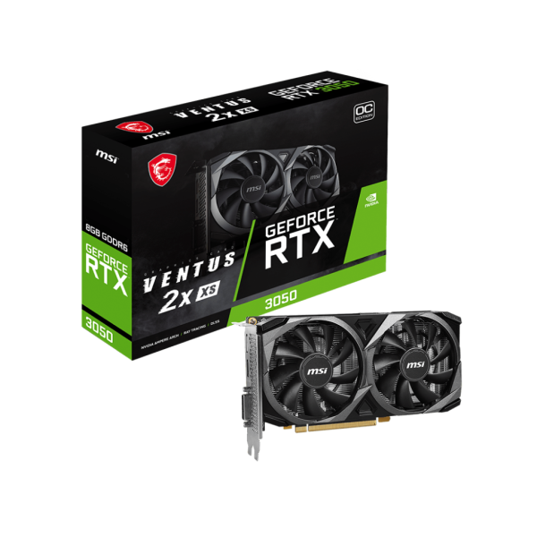 MSI GeForce RTX 3050 VENTUS 2X XS OC 8Go GDDR6 NVIDIA MSI, Ultra Pc Gamer Maroc