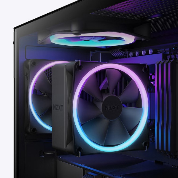NZXT T120 RGB Black Refroidissement NZXT, Ultra Pc Gamer Maroc