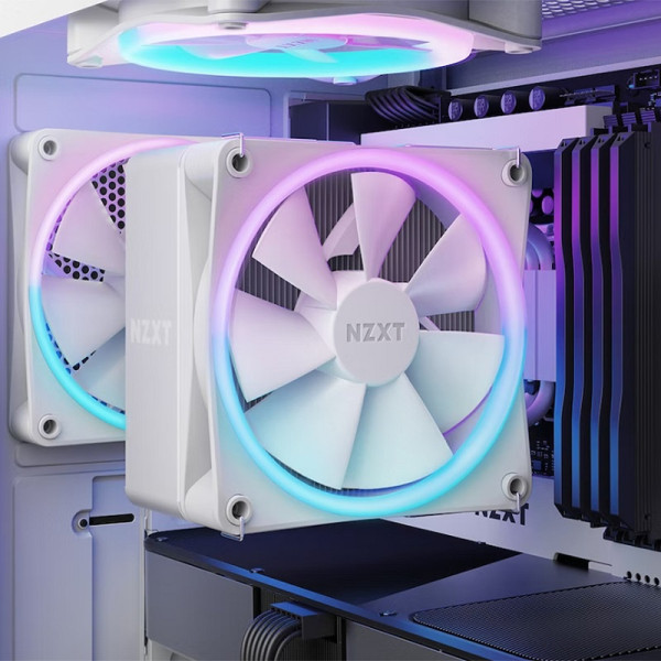 NZXT T120 RGB White Refroidissement NZXT, Ultra Pc Gamer Maroc