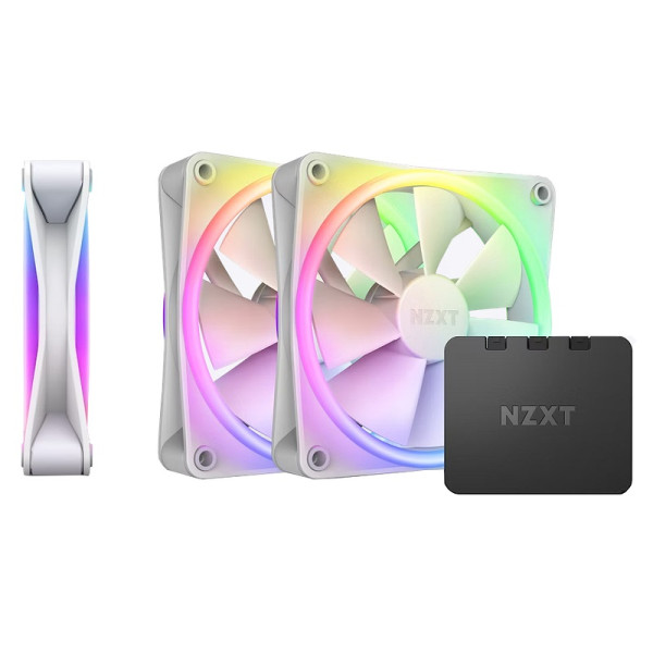 NZXT F120 RGB Duo Triple Pack White Refroidissement NZXT, Ultra Pc Gamer Maroc