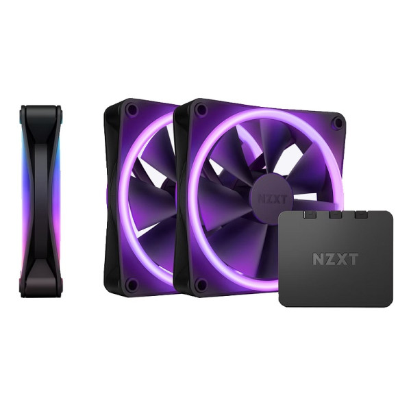 NZXT F120 RGB Duo Triple Pack Black Refroidissement NZXT, Ultra Pc Gamer Maroc