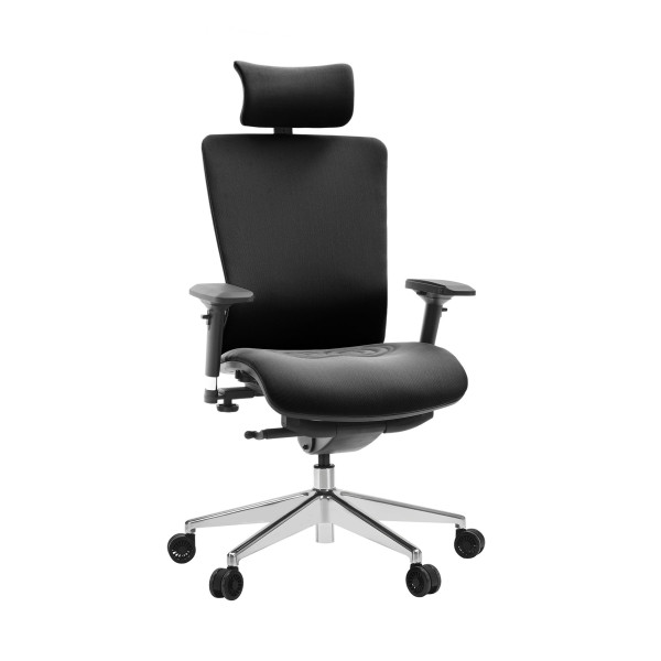 SKILLCHAIRS T-086A-F (Black) Chaise ergonomique SKILLCHAIRS, Ultra Pc Gamer Maroc