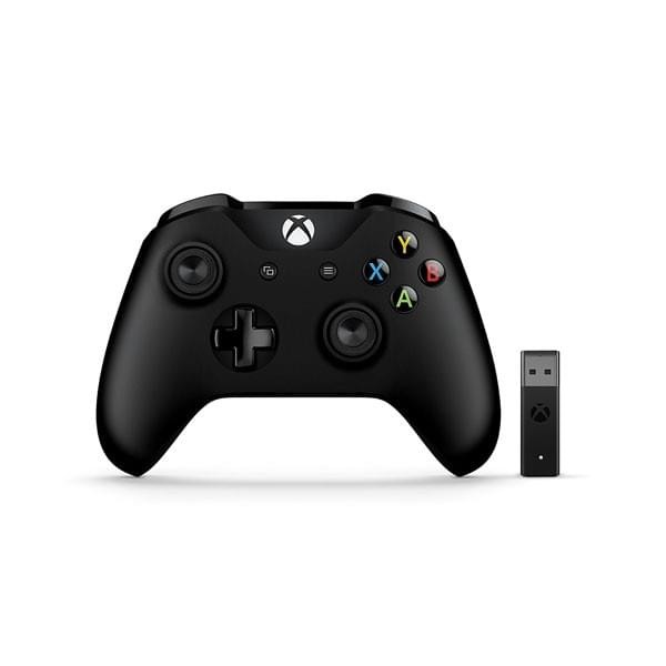 Manette Microsoft Xbox + adaptateur sans fil pour Windows 10 Périphériques de jeu Microsoft, Ultra Pc Gamer Maroc