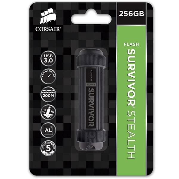 Corsair Flash Survivor Stealth 3.0 256 Go Stockage externe Corsair, Ultra Pc Gamer Maroc
