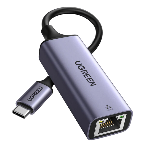 Adaptateur Vhbw USB-C Vers Ethernet RJ45 + 3 Ports USB-A - Blanc, Plug & Play, 480 Mbit/s
