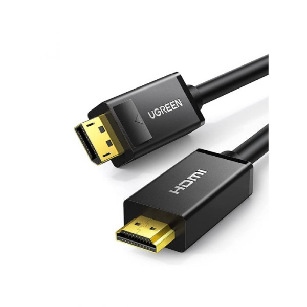 Ugreen Cable Displayport Male vers HDMI Male 2M (10202) Connectique UGREEN, Ultra Pc Gamer Maroc