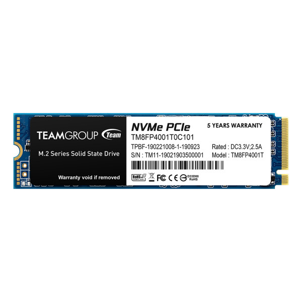 TeamGroup MP34 M.2 PCIe NVMe 1TB Disques SSD Team Group, Ultra Pc Gamer Maroc