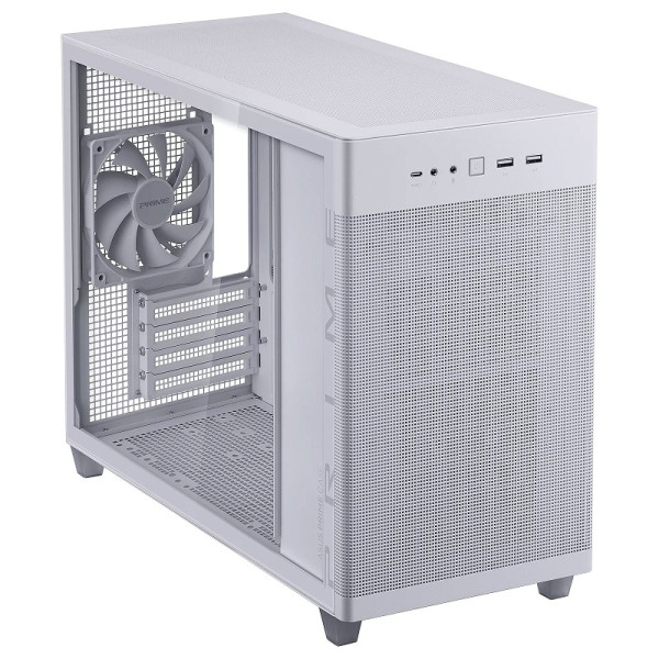 ASUS Prime AP201 TG White Boitiers PC ASUS, Ultra Pc Gamer Maroc