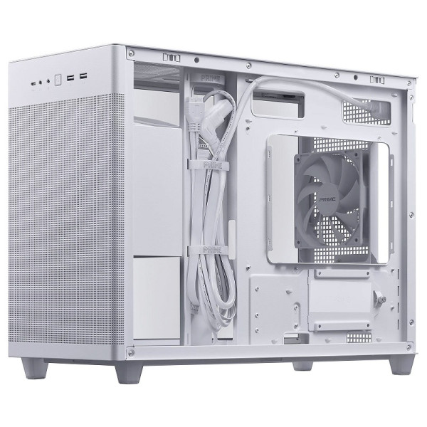 ASUS Prime AP201 TG White Boitiers PC ASUS, Ultra Pc Gamer Maroc