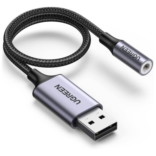 Ugreen Cable USB-A vers port audio jack 3.5 mm (30757) Connectique UGREEN, Ultra Pc Gamer Maroc