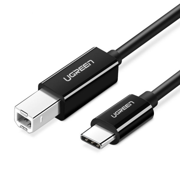 Ugreen Cable imprimante USB-C to BM Noir 2M (50446) Connectique UGREEN, Ultra Pc Gamer Maroc