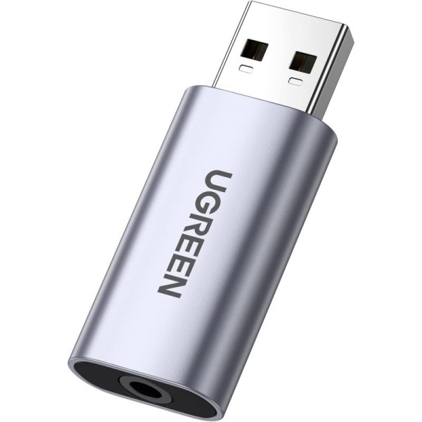 Ugreen Adaptateur USB-A vers Port Jack audio 3.5mm Clés USB UGREEN, Ultra Pc Gamer Maroc