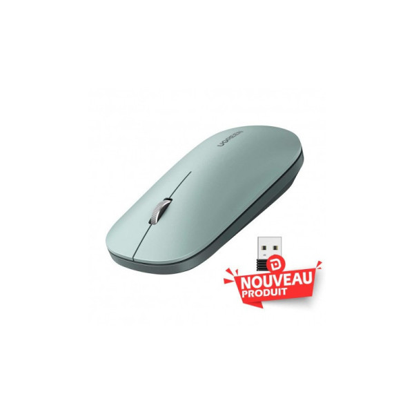 Ugreen Souris sans fil 2,4Ghz/10M Vert (90374) Souris UGREEN, Ultra Pc Gamer Maroc