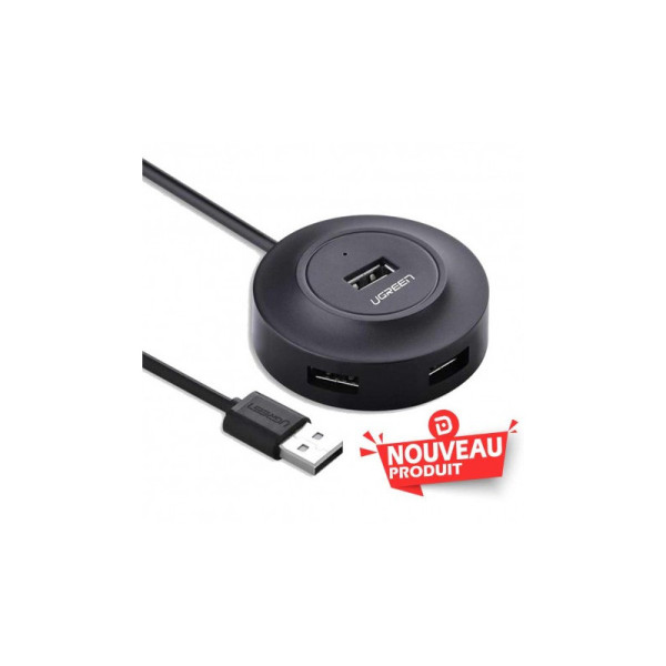 Ugreen HUB USB 2.0 to 4 x USB 2.0 (20277) Connectique UGREEN, Ultra Pc Gamer Maroc