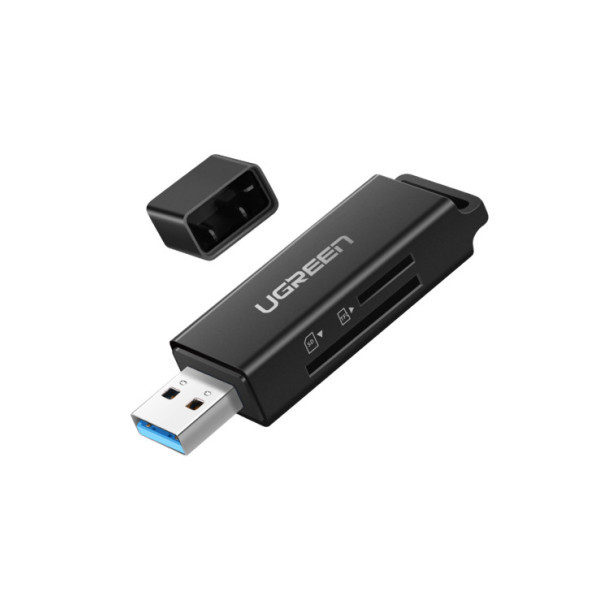 Ugreen Lecteur carte mémoire SD/TF USB 3.0 (2en1) Noir (40752) Clés USB UGREEN, Ultra Pc Gamer Maroc